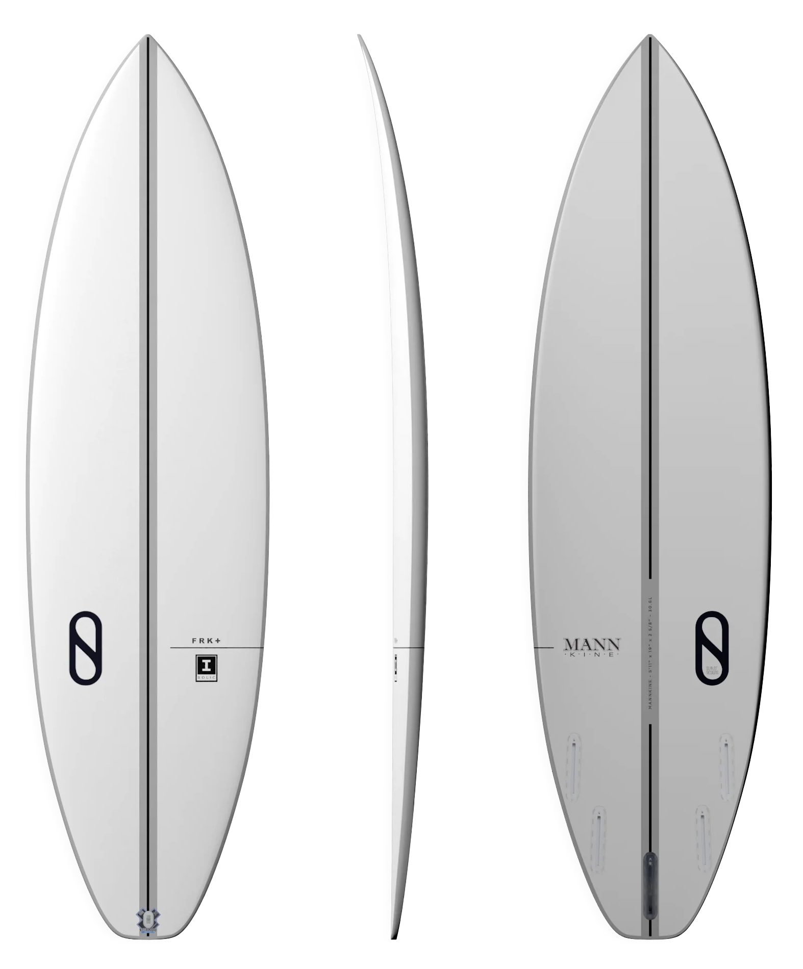 FIREWIRE FRK PLUS IBOLIC KELLY SLATER DESIGNS FUTURES FINS