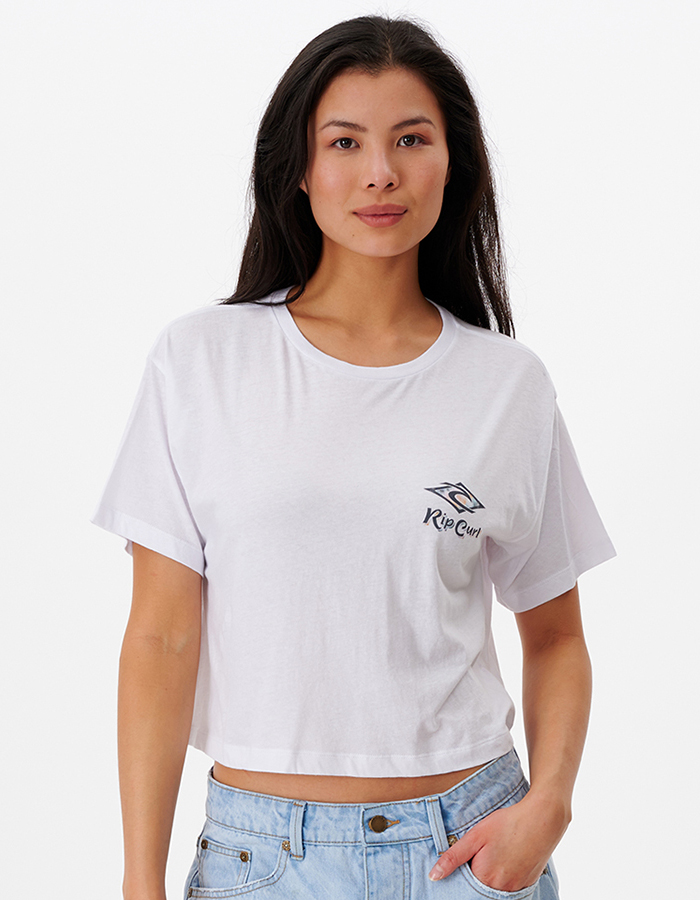 Rip Curl Psychedelic Dreams Short Sleeve Crop Tee - Buy Online ...