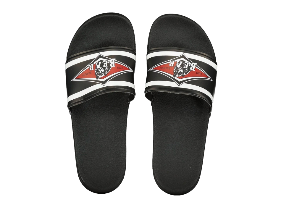 BEAR SURFBOARDS SANDALS FASCIA BLACK