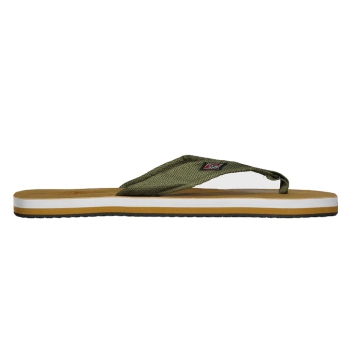 BEAR SURFBOARDS CORKMAN CNVS GREEN FLIP FLOPS