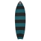 CAPTAIN FIN BOARDSOCK COVER STRETCH HYBRID BLACK GREEN