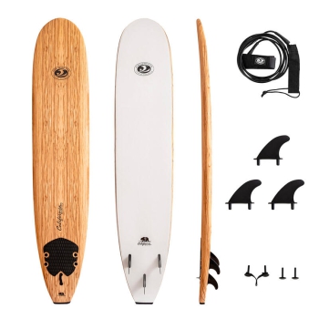 CBC FUN 7'0" CALIFORNIA BEAR SOFTBOARD WOOD