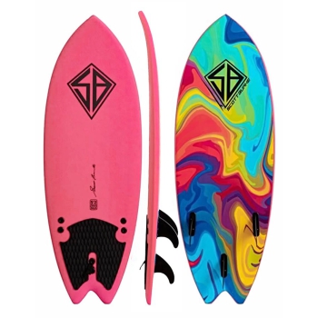 CBC BURKE 5'2" SOFTBOARD FISH FCS FINS