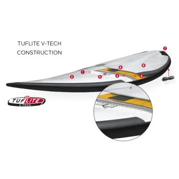 CHANNEL ISLAND AVERAGE JOE 5'11" TUFLITE V-TECH FCSII