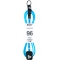 CHANNEL ISLAND HEX CORD 9'6" STANDARD LEASH BLUE