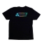 CHANNEL ISLAND FADE FLAG T-SHIRT BLACK