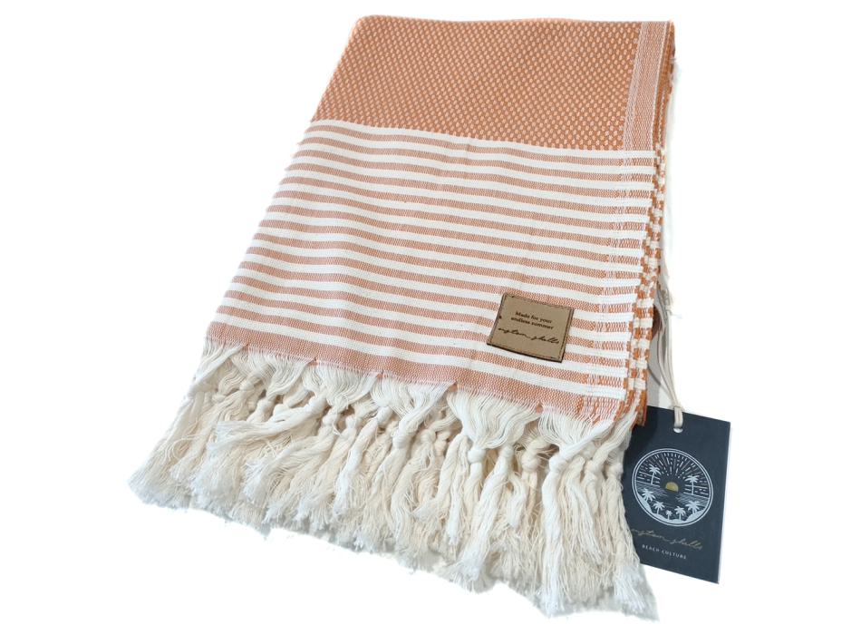 CUSTOM SHELLS BEACH TOWEL HAMACA