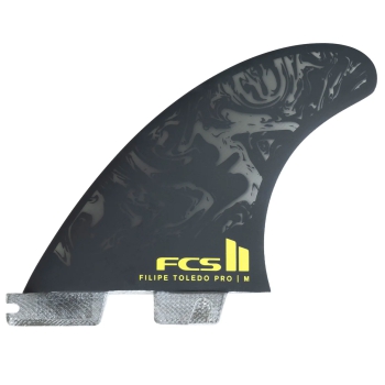 FCS II FELIPE TOLEDO PG PRO TRI FIN SET BLACK ACID