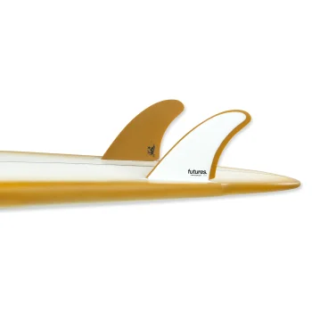 FUTURES CHRISTENSON TWIN FIN WHITE BROWN