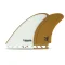 FUTURES CHRISTENSON TWIN FIN WHITE BROWN