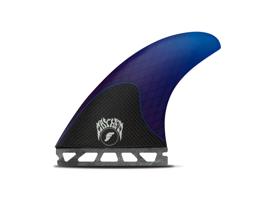 FUTURES MAYHEM LOST RTM HEX MEDIUM THRUSTER BLUE