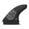 FUTURES FINS 3/2 VECTOR ALPHA THRUSTER CARBON SILVER LARGE