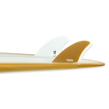 FUTURES CHRISTENSON KEEL FIN WHITE BROWN