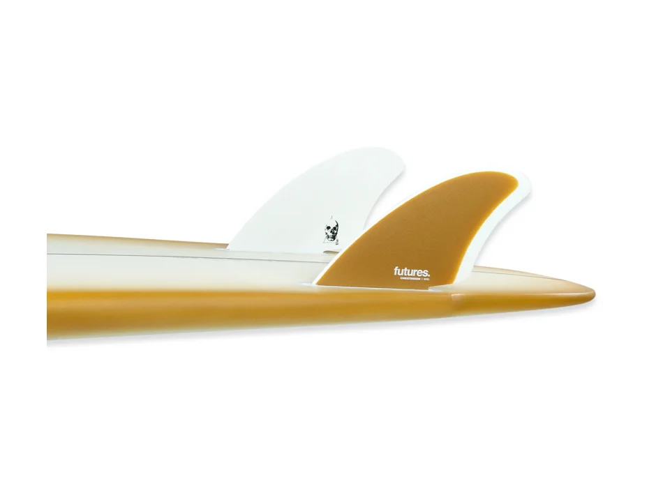 FUTURES CHRISTENSON KEEL FIN WHITE BROWN