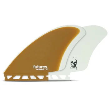 FUTURES CHRISTENSON KEEL FIN WHITE BROWN