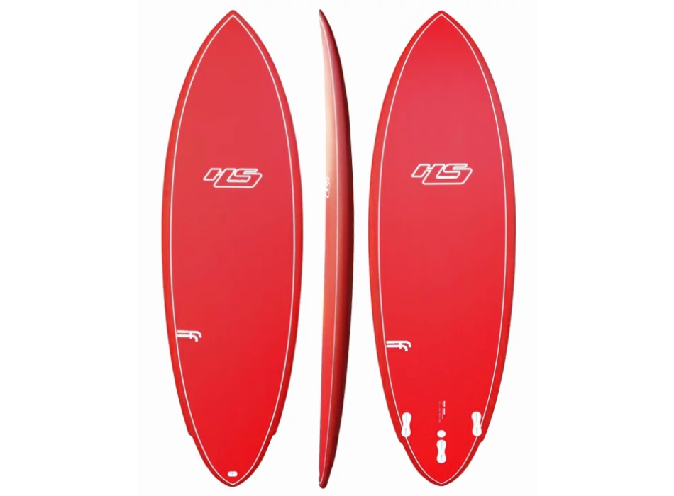 HAYDENSHAPES HYPTO KRYPTO 6'4" TWIN PIN FUTUREFLEX SIGNAL RED PINLINE