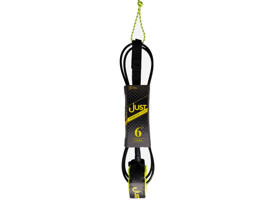 JUST LEASH REGULAR  6'0" BLACK