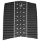 JUST TAIL PAD FRONT 3 PIECE BLACK