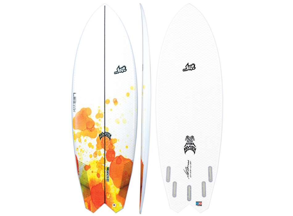 LIB-TECH LOST HYDRA 5'5" SHORTBOARD 5 FIN