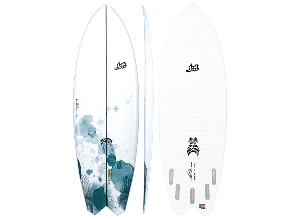 LIB-TECH LOST HYDRA 5'9" SHORTBOARD 5 FIN