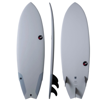 NSP SURFBOARDS PROTECH FISH 5'6" GREY
