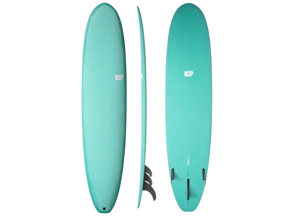 NSP SURFBOARDS PROTECH LONGBOARD 9'0" MOROCCAN BLUE TINT