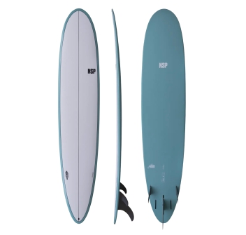 NSP SURFBOARD 9'1" PRO LONGBOARD TEAL