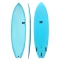 NSP SURFBOARDS PROTECH FISH 6'0" BLUE TINT