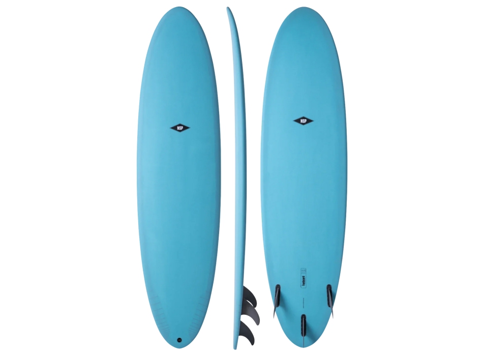 NSP SURFBOARDS 7'2" PROTECH FUNBOARD NAVY TINT