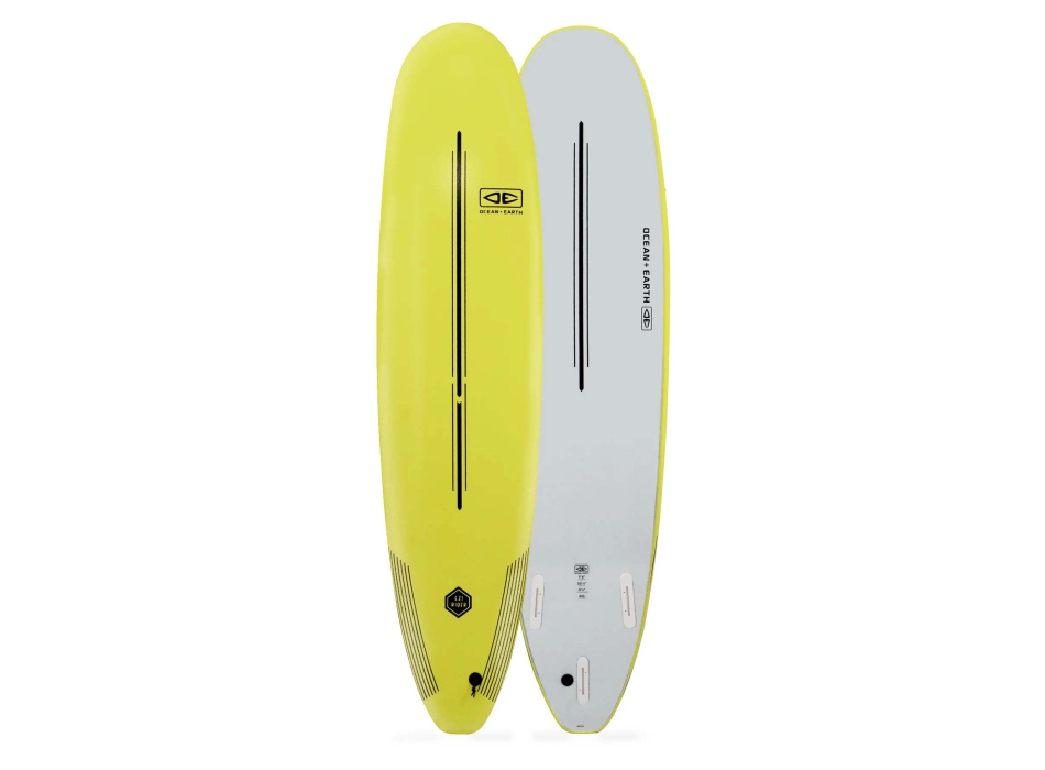 O&E SPRAY 7'6" EZI RIDER SOFTBOARD PASTEL PINK