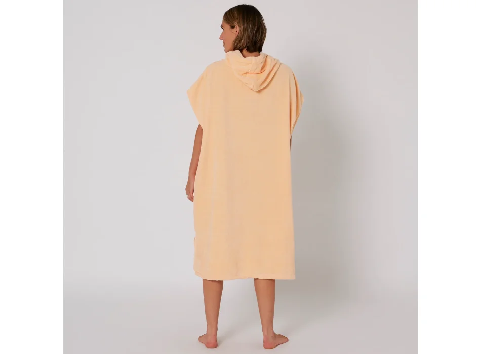 OCEAN & EARTH LADIES HOODED PONCHO PEACH