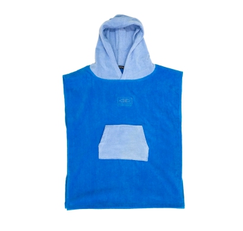 OCEAN & EARTH TODDLERS HOODED PONCHO BLUE