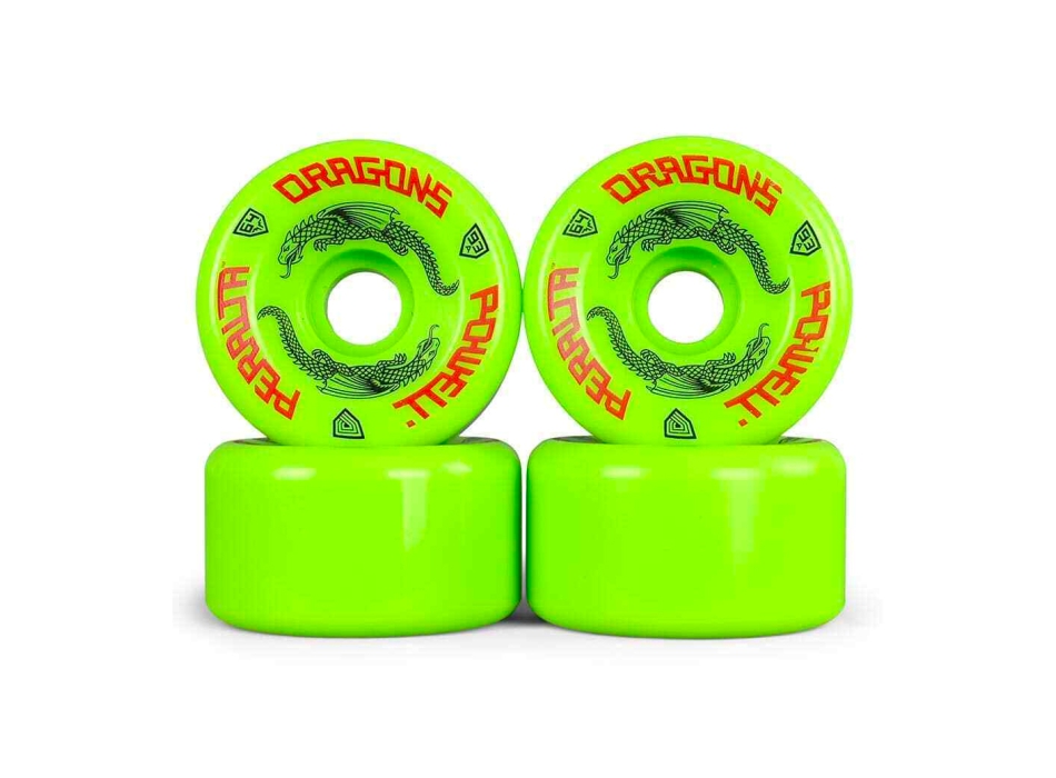 POWELL PERALTA DRAGON FORMULA 64MM WHEELS GREEN