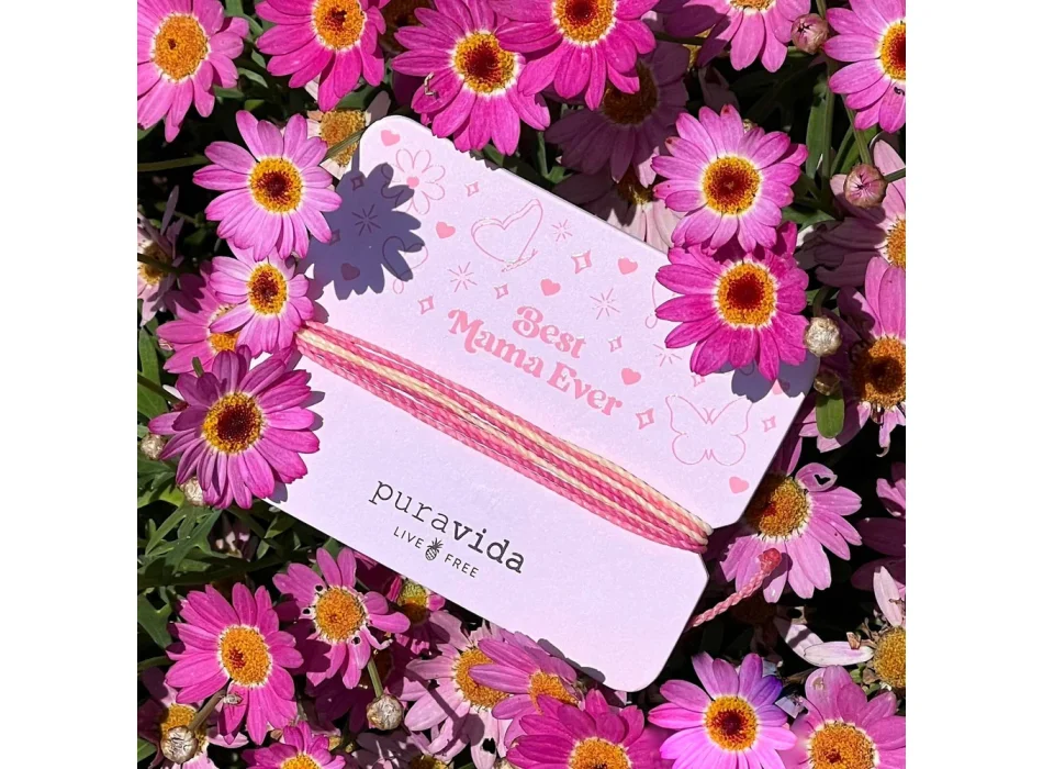 PURA VIDA BEST MAMA EVER BRACELET CARD