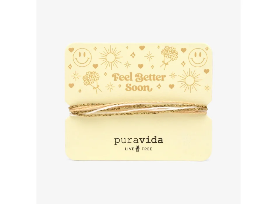 PURA VIDA FEEL BETTER SOON BRACELET CARD