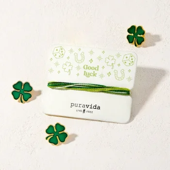 PURA VIDA GOOD LUCK BRACELET CARD