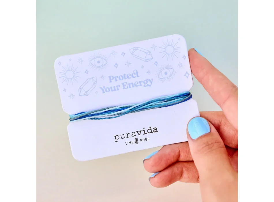 PURA VIDA PROTECT YOUR ENERGY BRACELET CARD