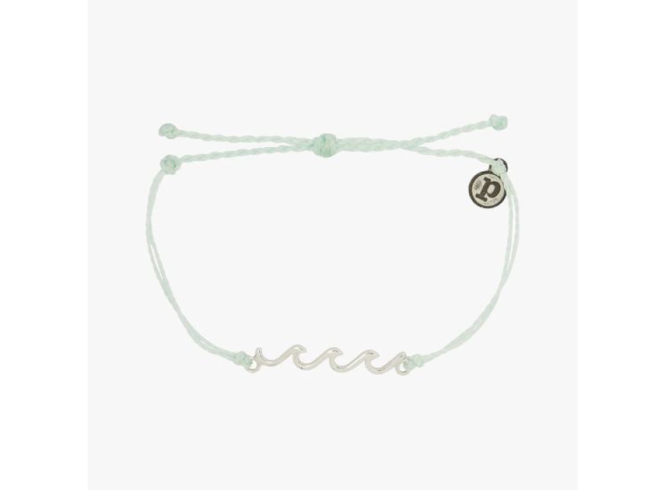 PURA VIDA BRACELETS DELICATE WAVE SILVER WINTERFRESH