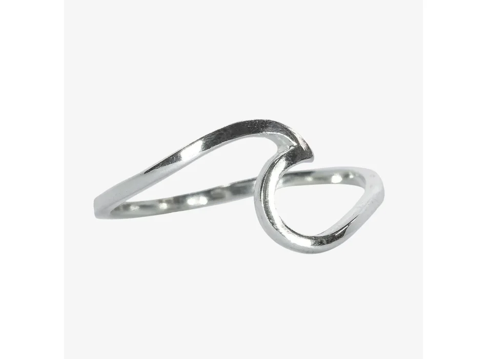 PURA VIDA WAVE RING SILVER