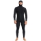 QUIKSILVER 5/4/3 EVERYDAY SESSIONS HOODED CHEST ZIPWETSUIT BLACK