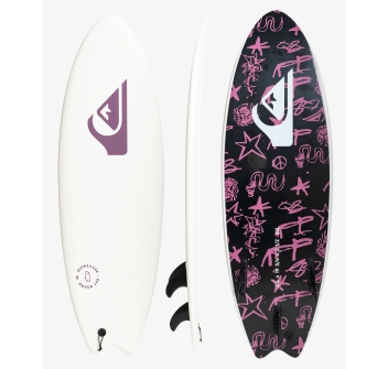 QUIKSILVER 5’4" SOFTBOARD RIPPER WHITE