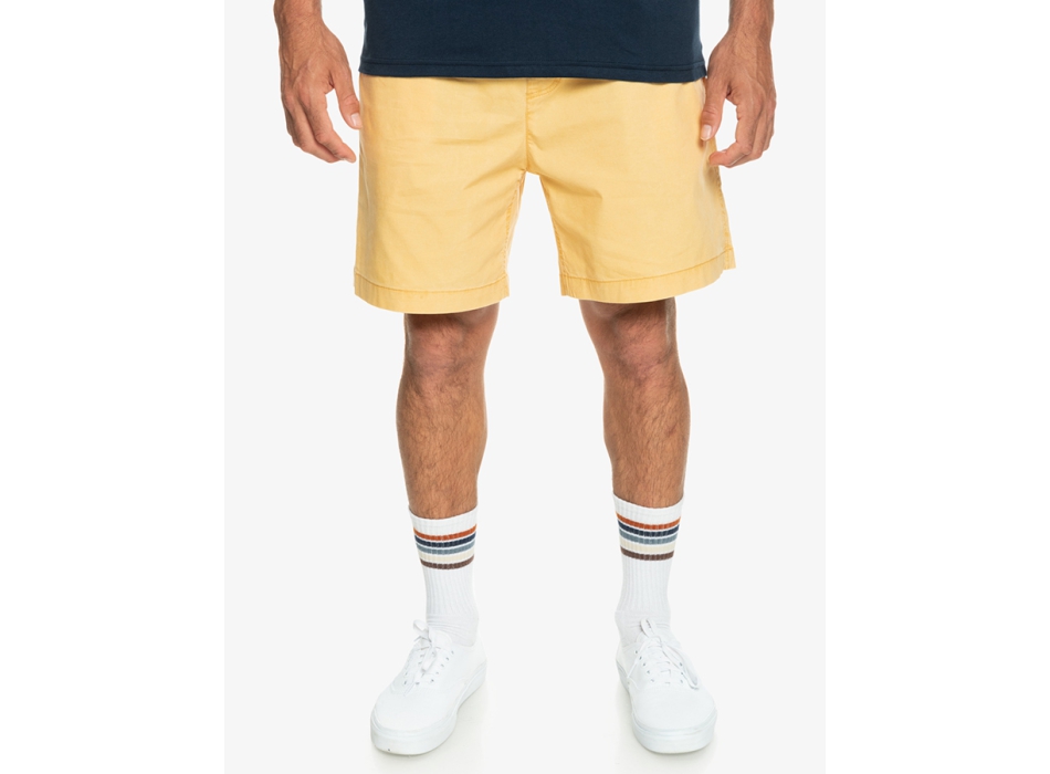 QUIKSILVER TAXER 17" ELASTICATED SHORTS RATTAN