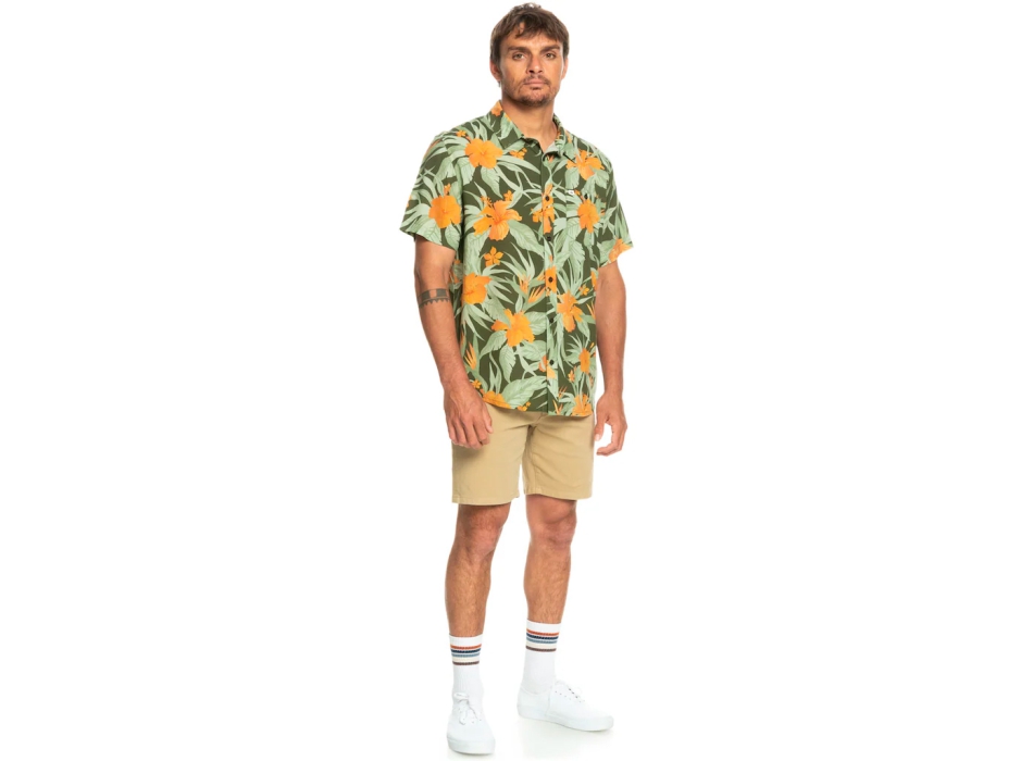 QUIKSILVER EPHEMERAL WAVE SHORT SLEEVE SHIRT