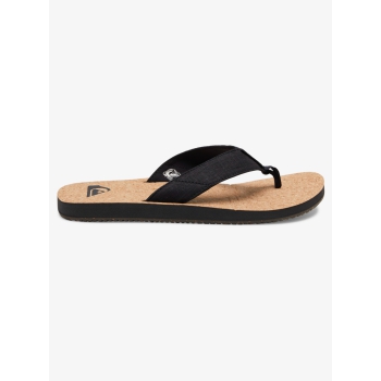 QUIKSILVER MOLOKAI ABYSS SANDALS BLACK