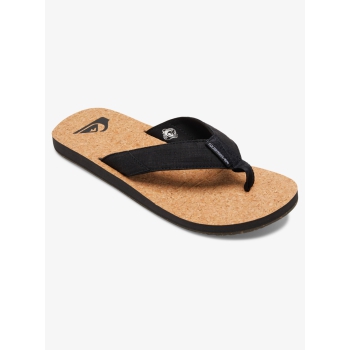 QUIKSILVER MOLOKAI ABYSS SANDALS BLACK