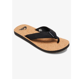 QUIKSILVER MOLOKAI ABYSS SANDALS BLACK