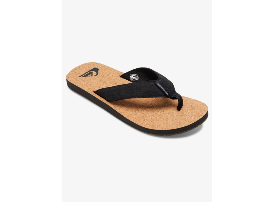 QUIKSILVER MOLOKAI ABYSS SANDALS BLACK