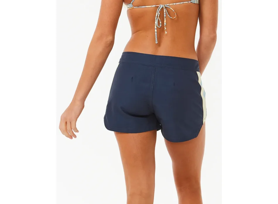 RIP CURL BLOCK PARTY HI WAIST 3" BOARDSHORTS NAVY