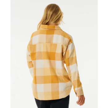 RIP CURL LA ISLA FLANNEL SHIRT GOLD