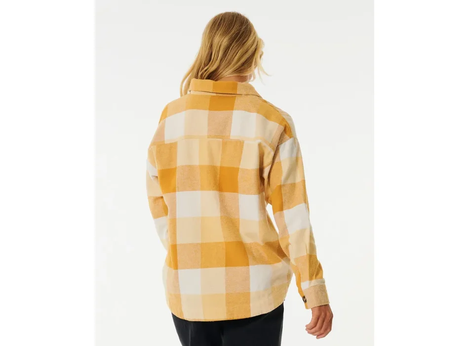 RIP CURL LA ISLA FLANNEL SHIRT GOLD